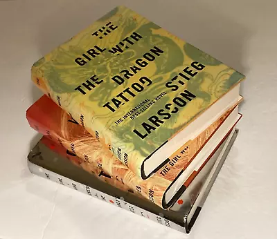 Stieg Larsson's Millennium Triology; Three 1st American Editions All NF / NF • $29