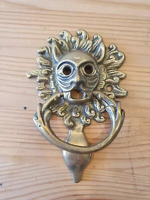 $37 • Buy Brass Gargoyle Door Knocker 12cm Long 