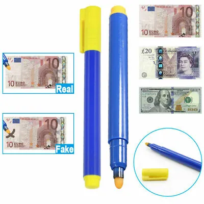 £2.49 • Buy Money Checker Pens Fake Counterfeit Forged Bank Note Tester Marker 