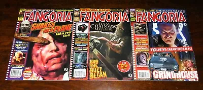 Lot Of 3 FANGORIA Magazines Issues# 255 - 256 - 262 The Texas Chainsaw Massacre • $14.99