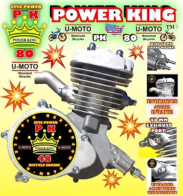 MOST POWERFUL 2-STROKE 66cc/80cc MOTORIZED BIKE ENGINE ONLY FOR KITS DIY BIKES • $119.99