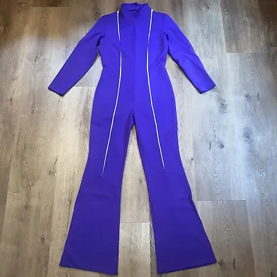 Vintage Jumpsuit Womens One Piece Jump Body Suit Bell Bottom Polyester 60s 70s • $219.99