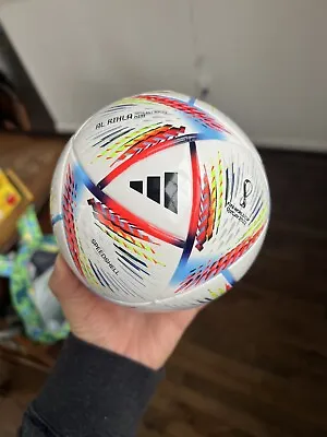 Adidas AL-RIHLA Soccer Ball Qatar World Cup 2022 Match Ball Replica Mini Size 1 • $14.99