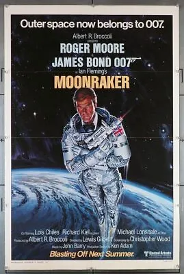 MOONRAKER (1979) 29260   Roger Moore As James Bond Movie Poster • $350