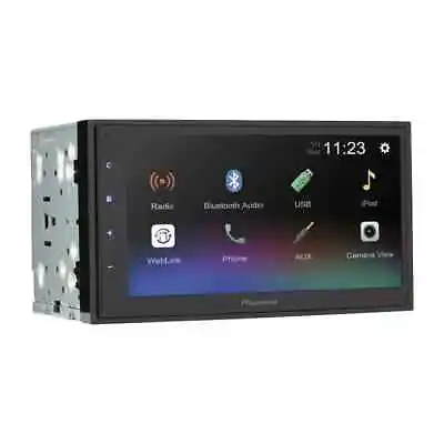Pioneer DMH-130BT 2 DIN MP3 Digital Media Player 6.8 LCD Bluetooth Alexa WebLink • $165