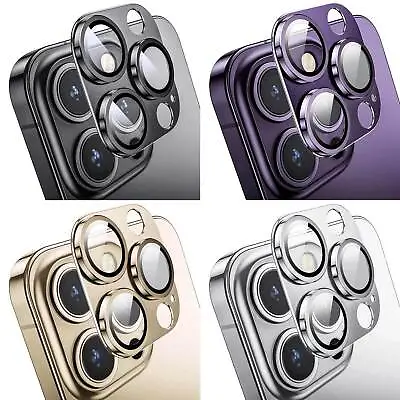 $7.95 • Buy For Apple IPhone 14 Plus 13 12 11 Pro Max Camera Lens Metal Glass Ring Protector