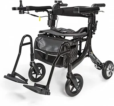 Miracle Mobility 4N1 Ultra-Lightweight Folding Electric Wheelchair & Walker: • $1199.99