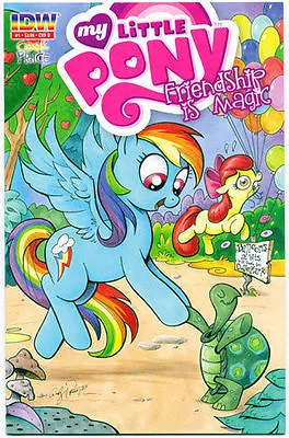 MY LITTLE PONY Friendship Is Magic 1 D 2nd Print IDW COMIC KATIE COOK ANDY PRICE • $9.49