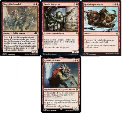 Krenko Mob Boss Commander Deck EDH 100 Magic Cards Custom Deck MTG Goblins - NM • $50