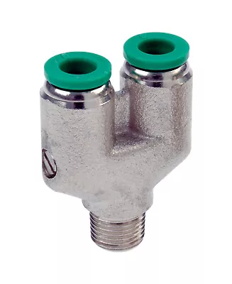 Olab Push In Equal Y Piece Connectors With BSP Threads For Metric OD Tubes • £10.56