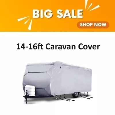 14-16Ft Caravan Cover Campervan 4 Layer Heavy Duty UV Carry Bag Covers • $123.27