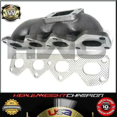 1990-1993 Mazda Miata NA B6-ZE 1.6L T3/T4 Cast Iron Turbo Manifold Header • $146.99