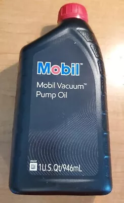 Mobil Vacuum Pump Oil: SAE 2 | One Quart Qt Bottle| NEW • $19.80