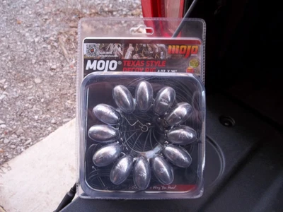 $15 • Buy 12 New Mojo Texas Style Duck Hunting Decoy Weight  Rig 4oz By 36L HW2103 In Pack