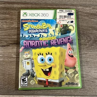 SpongeBob SquarePants: Plankton's Robotic Revenge - Xbox 360 • $12.99