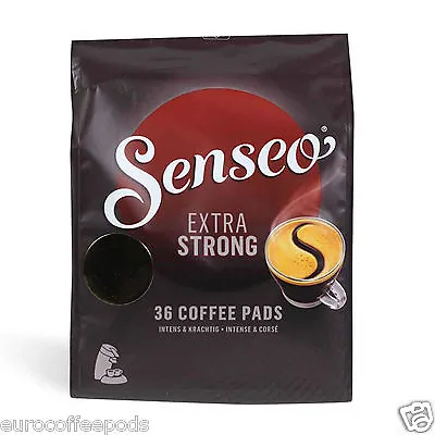 Senseo Douwe Egberts 72 Pods Extra Strong / Extra Dark Roast Pads 2 Packs Coffee • £13.39