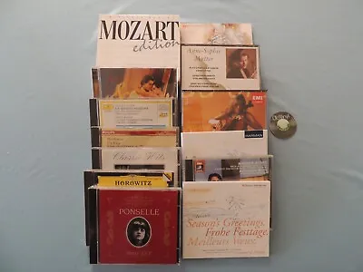 £15.80 • Buy LOT 20 CD Mozart Vivaldi Bach... Jacqueline Du Pre Lalo Sarasate Mother Brendel
