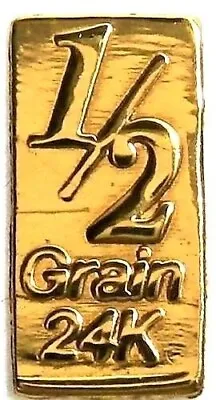 1/30 Gram .999+ Fine 24K Gold Bullion Bar - In Assay Card • $13.99