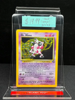 $19.99 • Buy ✅Mr. Mime 6/64 Holo Vintage Pokemon Card 1999 ✅ !! FAST SHIPPING !! ✅