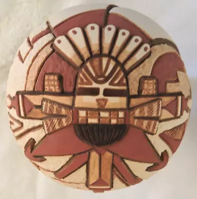 $138.75 • Buy Fabulous Vintage 'hopi' Lg. Kachina Seed Pot-sgnd 'marty & Elvira Nampeyo 1991'