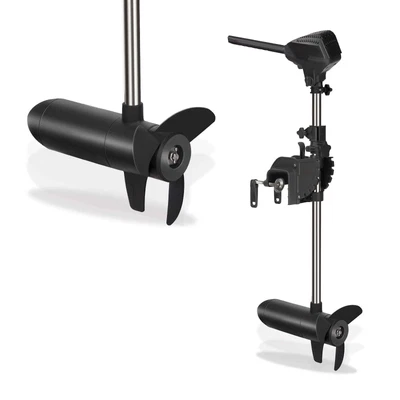 $149.99 • Buy 86lbs 24V Thrust Electric Trolling Outboard Motor For Kayak Fishing Boats