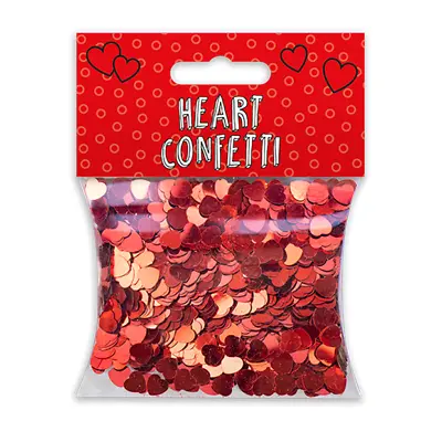 Red Heart Table Confetti Wedding Valentine Day Engagement Party Decor Sprinkles • £2.79