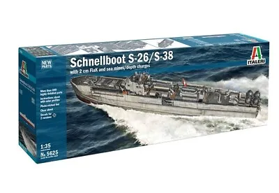 Italeri 5625 - 1:3 5 Speedboat S-26/S-38 - New • £140.35