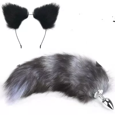 Fox Ears And Tail With Plug Cosplay • $15