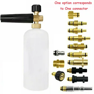 Pressure Washer Snow Foam Lance Car Wash Foam Gun Foam Generator Soap Foamer • £25.19