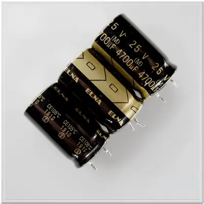 ELNA RW3 Series 4700uF/25V 105℃ Audio Electrolytic Capacitor 16X26mm Short Foot • $3.46