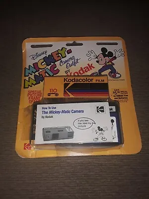 Vintage 1988 Mickey Mouse Mickey-Matic By Kodak New In Package NOS • $68
