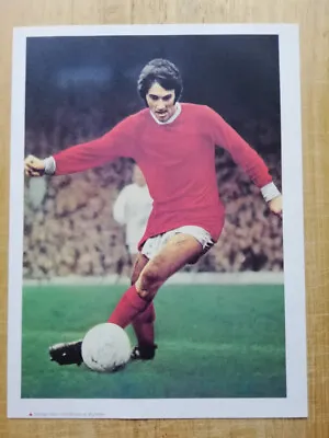 £6.95 • Buy George Best Manchester United Legend Superb Colorized Vintage Book Picture