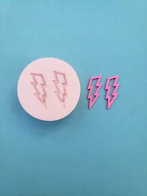 Mini Lightning Bolt Silicone Mold For Resin Candy Fondant Clay Jewelry A187 • $11.25