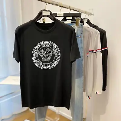 HOT SALE! Versace Logo Printed Fanmade T-Shirt Unisex Shirt Full Size US S-5XL • $22.99