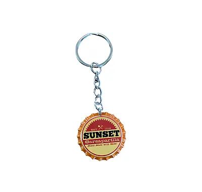 Fallout Sunset Sarsaparilla Bottlecap Keychain • £4.77