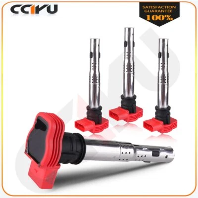 $47.99 • Buy NewIgnition Coil Pack Fits Audi Q5 Q7 A6 Porsche Panamera VW UF529 Pack Of 4