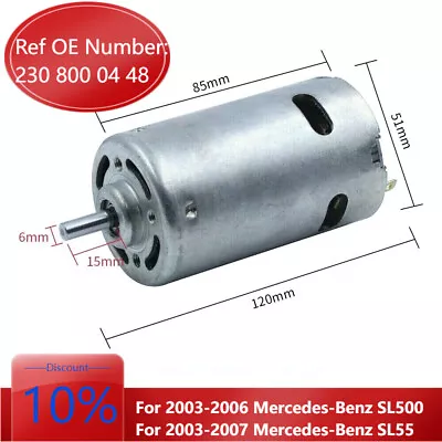 Vacuum Supply Pump For Mercedes SL500 SL55 AMG SL550 SL600 Air Supply Motor C253 • $55.80