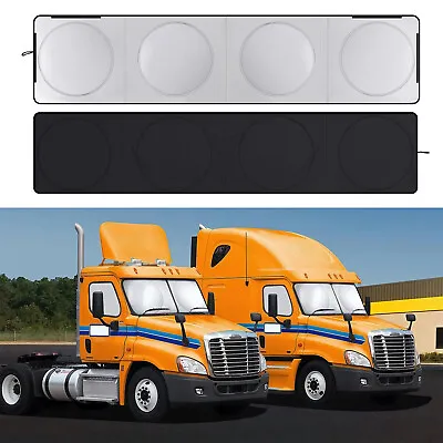 For Kenworth Semi Truck Large Windshield Sun Shade Side Window UV Block Cover • $22.70