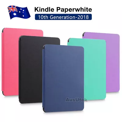 $10.25 • Buy Flip Leather Folio Case Cover Magnetic For Amazon KINDLE Paperwhite 10th 2018
