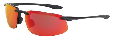 Crossfire ES4 Safety Glasses With Matte Black Frame And HD Red Mirror Lens • $14.99