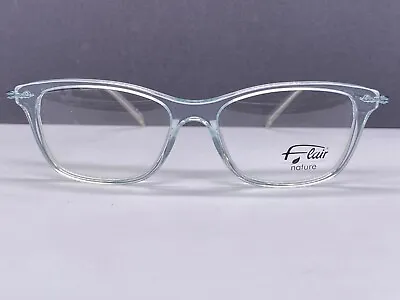 Flair Eyeglasses Frames Woman Transparent Blue Plastic 014 274 Ice Germany • $100.63