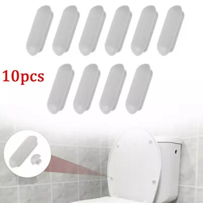 Home Toilet Seat Bumpers Buffers Replace Set Stop Stopper Supplies Toilet Lid • $21.18