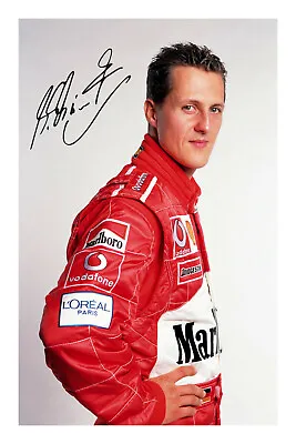 Michael Schumacher Signed A4 Photo Print Autograph Formula 1 World Champion • $7.46