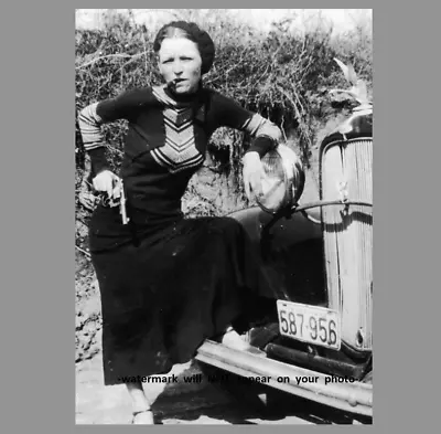 Bonnie & Clyde PHOTO Bonnie Parker Gangster Prohibition Gang • $5.68