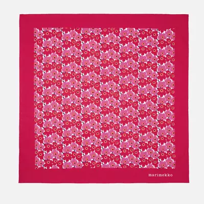 Marimekko Mini Unikko Scarf 22  22  Cotton NWT • $35