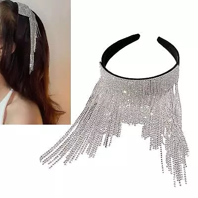 £14.53 • Buy Bridal Headpiece Wedding Head Jewelry Chain Hair Jewelry Boho Accessories