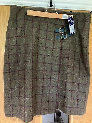 BNWT  Jack Murphy Elaine Beenbo Tweed Moon Skirt Size 20 British Made  • £25