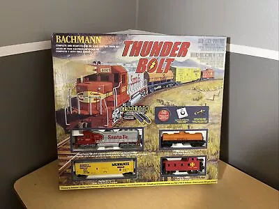 NEW Bachman HO Scale Electric Train Set Santa Fe Thunderbolt W/ E-Z Track System • $239.95