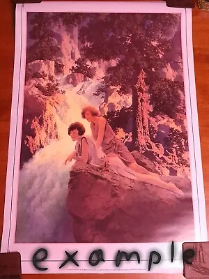 Vintage 1990 Maxfield Parrish Poster 1820 The Canyon • $13