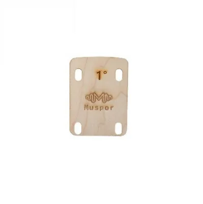 Electric Guitar Neck Shim Maple 1 Degree Tapered - UK Based Same Day Dispatch! • £5.49